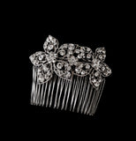 Blooming Floral Crystal Hair Comb