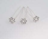 Rhinestone + Pearl Hairpins Set