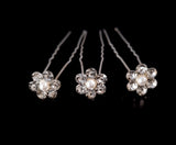 Rhinestone + Pearl Hairpins Set