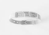 Greek Key Pattern Bracelet | Stainless Steel