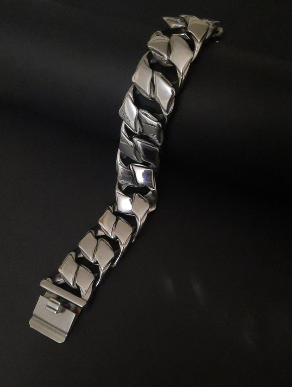25 MM Stainless Steel Cuban Bracelet