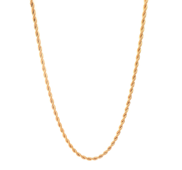 Rope Chain | Gold Plated