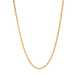 2 MM Rope Chain | Gold Plated