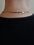 3 MM Barley Corn Link Chain | Gold Plated