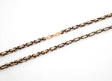 4 MM Byzantine Chain | Black + Gold