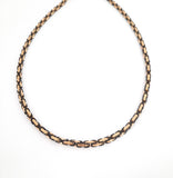 4 MM Byzantine Chain | Black + Gold