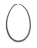 5 MM Black Cuban Link Chain