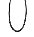 5 MM Black Steel Round Box Link Chain