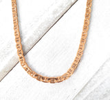 3 MM Mariner Link Chain | Gold Plated