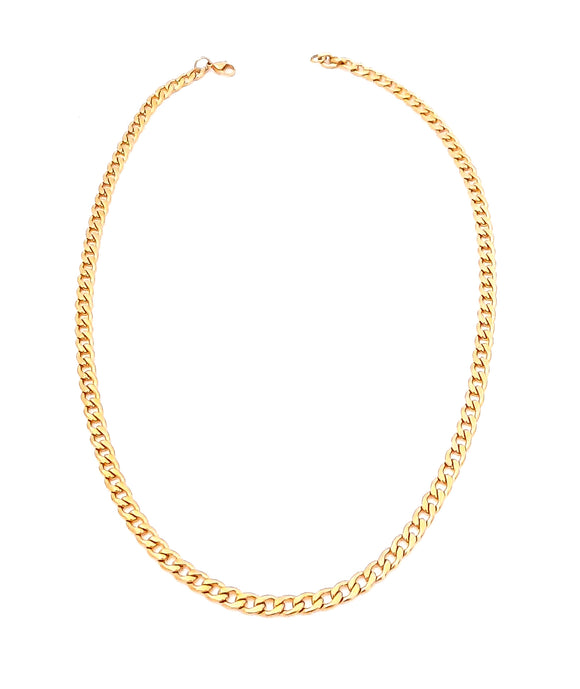 5 MM Cuban Link Chain | Gold Plated