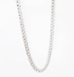 13 MM Iced-Out Cuban Link Chain | Silver Tone