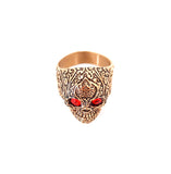 Mens Skull Ring | Gold