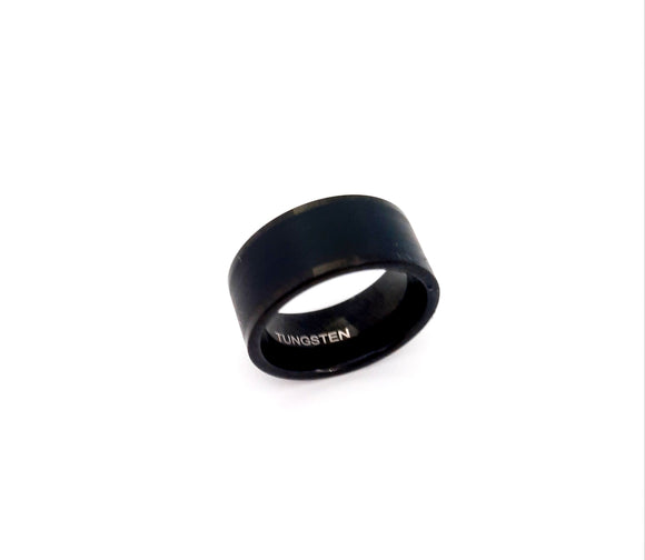 Tungsten Black Band Ring | Brushed