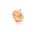 Lion Head Ring | Gold Plated