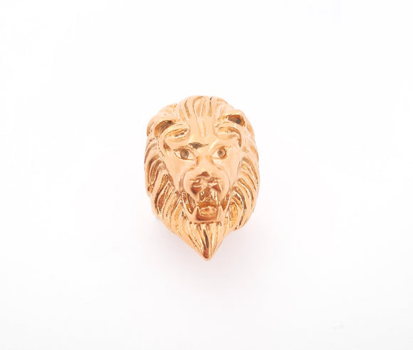 Lion Head Ring | Gold Plated