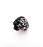 Two-Tone Skull Ring | Stainless Steel