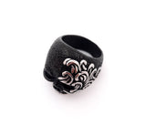 Two-Tone Skull Ring | Stainless Steel