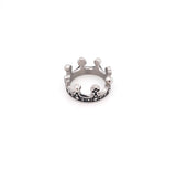 Unisex Stainless Steel Crown Ring