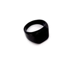 Mens Square Ring with Gloss Finish | Stainless Steel