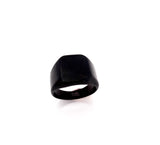 Mens Square Ring with Gloss Finish | Stainless Steel