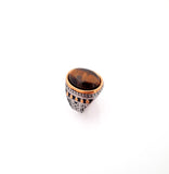 Classic Mens Tiger Eye Ring | Stainless Steel