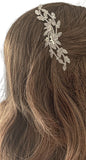 Leafy Pave Crystal Hair Comb