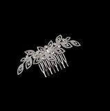 Leafy Pave Crystal Hair Comb