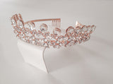 Pear-Shape Rhinestone Burst Tiara