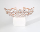 Pear-Shape Rhinestone Burst Tiara