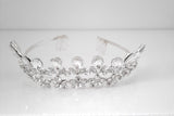 Pear-Shape Rhinestone Burst Tiara