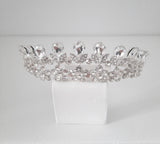 Pear-Shape Rhinestone Burst Tiara