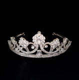 Exquisite Crystal Swirl Tiara