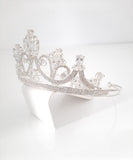 Exquisite Crystal Swirl Tiara