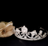 Exquisite Crystal Swirl Tiara