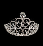 Rhinestone Swirl Tiara