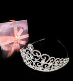 Rhinestone Swirl Tiara