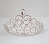 Rhinestone Swirl Tiara