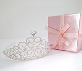 Rhinestone Swirl Tiara