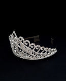 Rhinestone Swirl Tiara