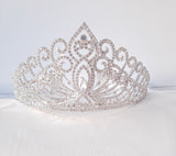 Rhinestone Swirl Tiara