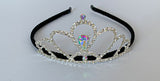 Girls Tiara with Velvet Headband