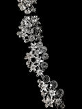 Circle-Cut Rhinestone Hair Vine