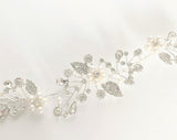 Wedding Hair Vine with Pearls + Crystals