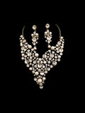 Pearl and Crystal Necklace and Earring Set