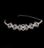 Silver Rhinestone Choker