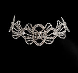 Silver Rhinestone Choker