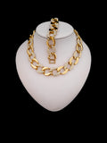 Woman's Gold Link Necklace