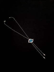 Adjustable Sliding Evil Eye Necklace