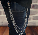 Multi-Layer Metal Pant Chain