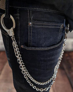 Double-Layer Handcuff Pant Chain